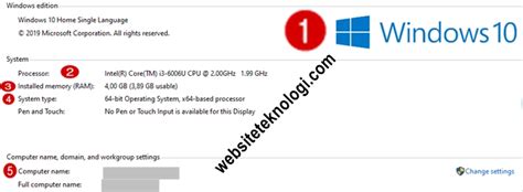 Cara Melihat Laptop Kita Windows Berapa