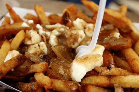 Poutine French Fries Gravy And Cheese Curds At Potato Champion In