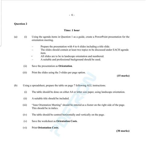 Electronic Document Preparation And Management → Paper 2 15′ The