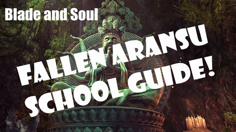 Leveling in blade & soul can be an experience and a half, but you can reduce that down to a simple experience through a variety of means. Blade and Soul Fallen Aransu School Guide! (FAS) - YouTube
