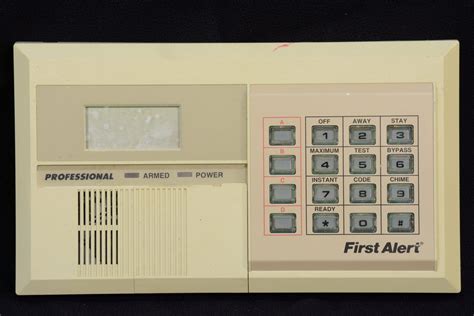 First Alert Keypad Wayne Alarm Systems