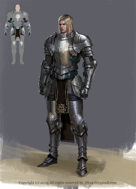 Artstation Knight3 Jang Tae Hwan Rpg Character Knight Armor