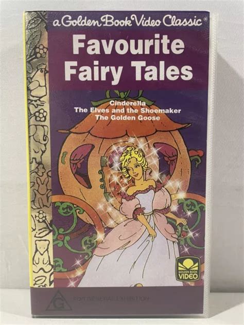 A Golden Book Video Classic Favourite Fairy Tales Vhs 1990 Vintage