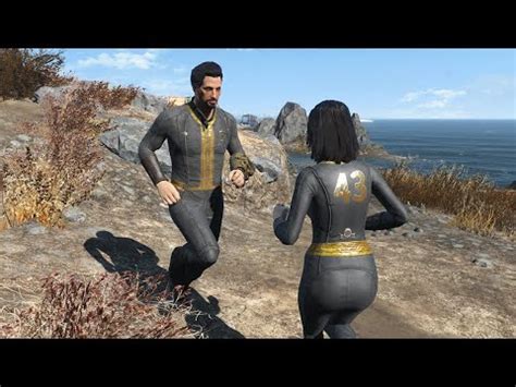 Fallout Mod Review Vault Suit Customization Creation Club Youtube