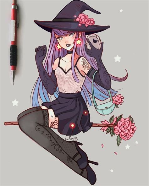 Artist ~ Lärienne ~ Lariennechan Anime Witch Character Art Witch