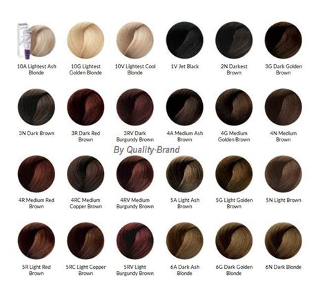 Image result for ion color brilliance color chart | Ion hair color
