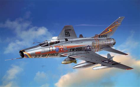 7 North American F-100 Super Sabre HD Wallpapers | Background Images ...