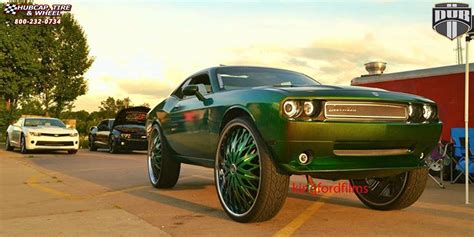 Dodge Challenger Dub S714 Savant Wheels Custom Color Matched