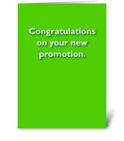 Maybe you would like to learn more about one of these? Congratulations on Your Promotion - Send this greeting ...