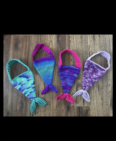Kids Mermaid Bag Crochet Mermaid Crochet Purse Kids Mermaid Crochet