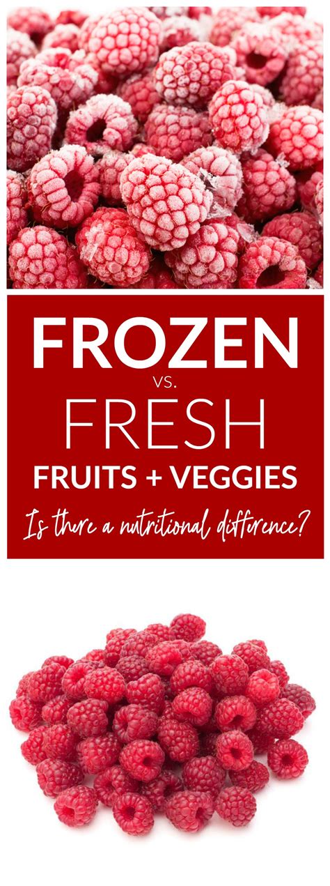 Frozen Fruit Vegetables Vs Fresh Is There A