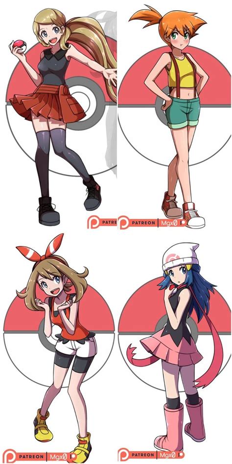 Pokemon Gals In Doki Poses Pokemon Waifu Pokémon Heroes Cute Pokemon