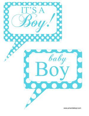 35 rustic baby shower printable props, speech bubbles, party props, new baby photo booth props, vintage chic baby shower ideas. freebies — Amanda Keyt DIY Photo Booth Props & More ...