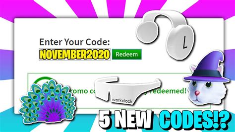 6 Code All New Promo Codes In Roblox October 2020 Youtube