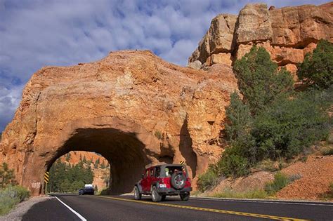 Utah Highway 12 Scenic Byway Road Arch Near Bryce American Road