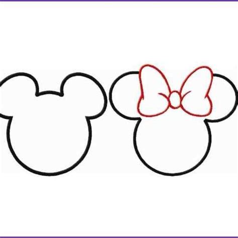 Minnie Mouse Head Template Minnie Mouse Template Jobproposalideas Free