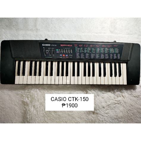 Casio Ctk 150 Casio Piano Keyboard 2ndhand Shopee Philippines