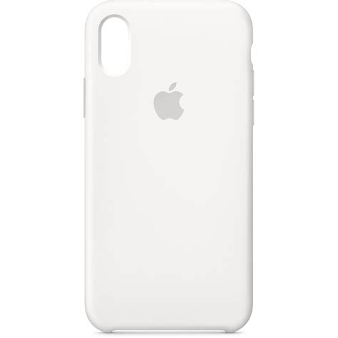 Apple Iphone X Silicone Case White Mqt22zma Bandh Photo Video