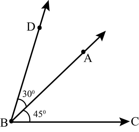 Draw An Angle Abc Of Measure 45∘ Using Ruler And Compass Now Draw And