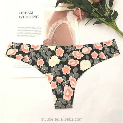 women s microfiber hipster bonded panties laser cut one piece printed panties briefs floral