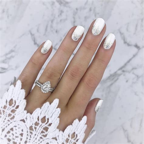 49 Wedding Nails Ideas For Every Bride Simple Wedding Nails Bridal