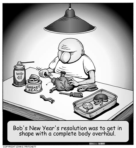 New Years Resolution Cartoon Bobs New Years Resolution Was To Get