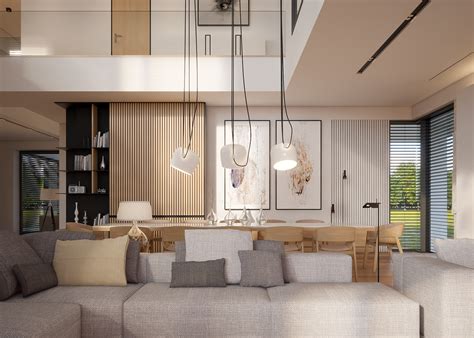 Warm Modern Interior Design Vis For Lk Projektpl On