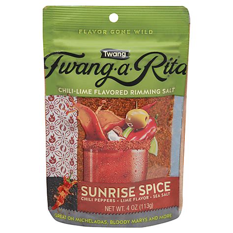 Twang A Rita Sunrise Spice Rimming Salt 4 Oz Shop Reasors