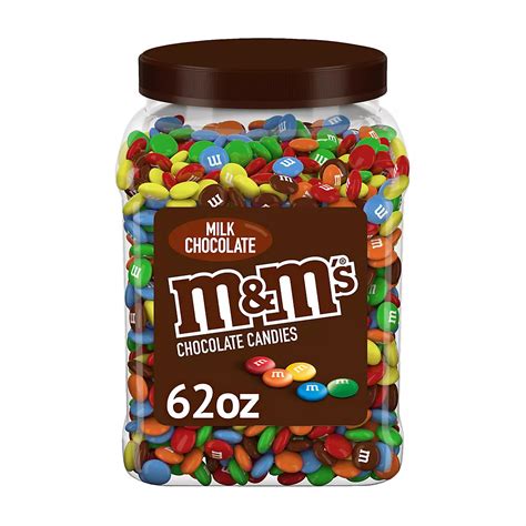 Mandms Chocolate Candy Bulk Jar Milk Chocolate Candy 62 Oz Bjs