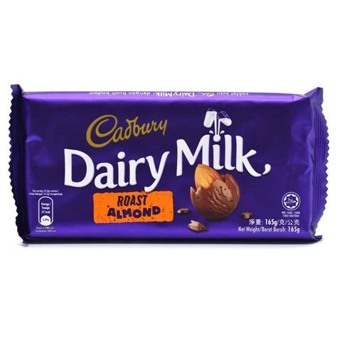 Original cadbury dairy milk chocolate bar pack dairy milk chocolate bars imported from the uk england. Purchase Wholesale CADBURY Dairy Milk Roast Almond 165g ...