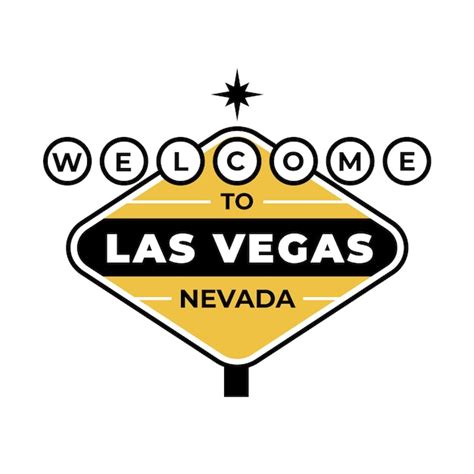 Free Vector Flat Design Las Vegas Sign Design