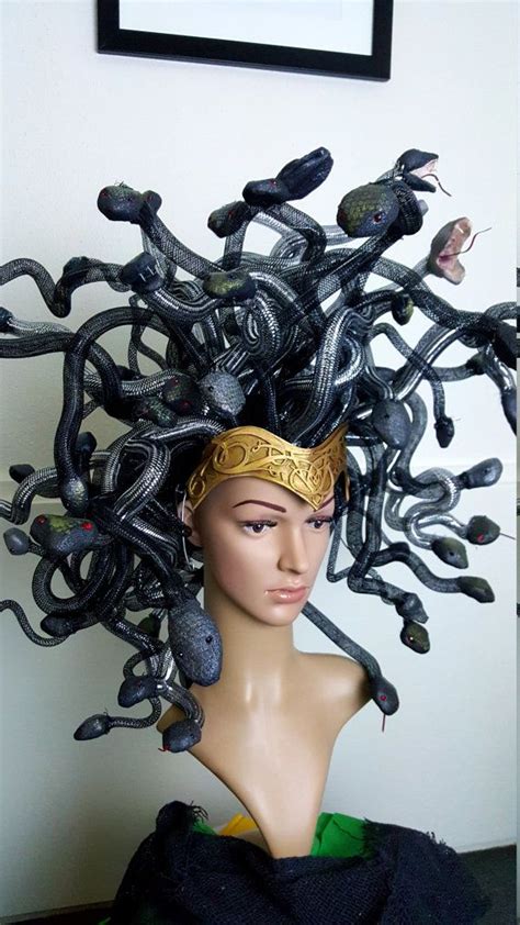 The picture didn't come out one of my best, but you can see the costume piece in it. Medusa headpiece by ClothesPlay on Etsy | Halloween | Pinterest | Medusa headpiece, Medusa and ...