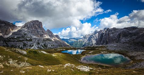 Three Peaks National Park Tre Cime Di Lavaredo Dolomites South Tyrol