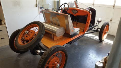 Model A Speedster Roadster Hot Rod Banger Hallock SCTA Vintage Race Car