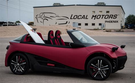 Local Motors Debuts Worlds First 3d Printed Car Series Fleet News Daily