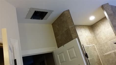 A bathroom without a ventilation fan is like a fireplace without a chimney: Placement Of Bathroom Exhaust Fan - Kitchen & Bath Remodeling - DIY Chatroom Home Improvement Forum