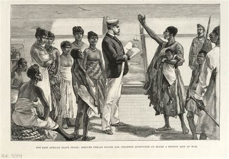 The East African Slave Trade Rescued Female Slaves And Children