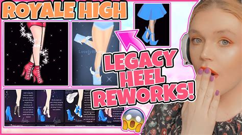 Concept All Legacy Heels Reworks Chicken Heels And Custom Legs 🏰 Royale High Concepts Ad