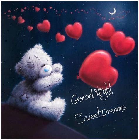 Sweet Dream Teddy Bear Heart Good Night Sweet Dreams Good Night Images Good Night Sweet Dreams