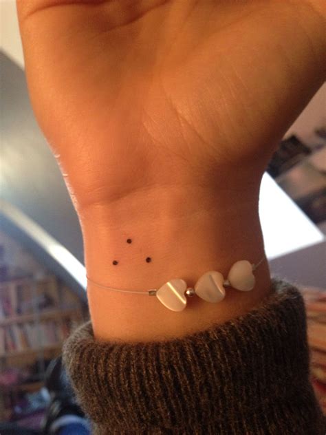3 Dot Tattoo Meaning 8 Small Tattoos That Mean Big Things Tattoodo