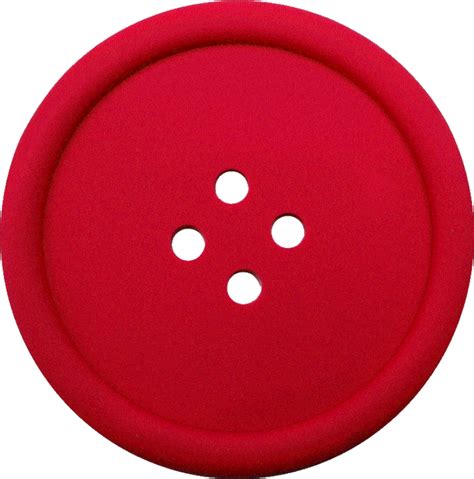 Red Sewing Button With 4 Hole Png Image Purepng Free