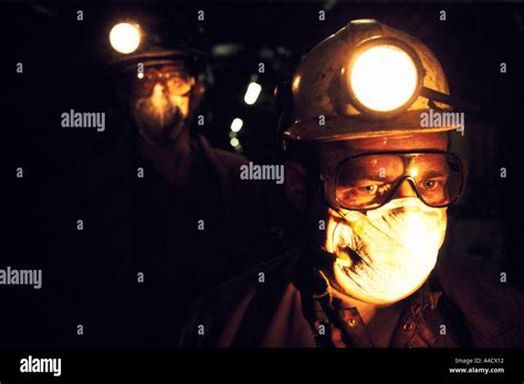 Shirebrook Colliery Nottinghamshire England Miners Working