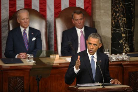 In State Of The Union Obama Sets An Ambitious Agenda The New York Times