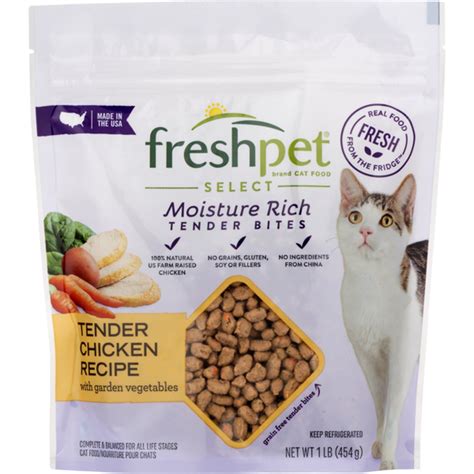 Freshpet Select Moisture Rich Tender Bites Cat Food Tender Chicken With