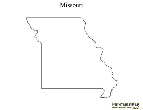 Printable Map Of Missouri State Map Of Missouri Map Quilt