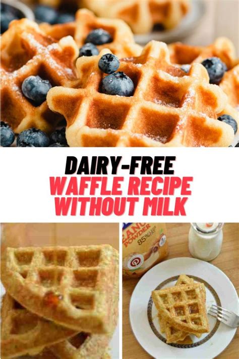 Dairy Free Waffle Recipe Without Milk Guide For Geek Moms