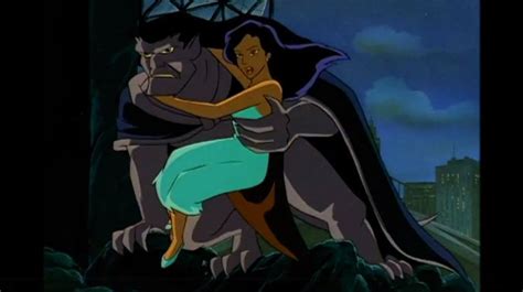 Goliath And Elisa Maza From Disneys Gargoyles Gargoyles Disney Gargoyles Gargoyles Cartoon