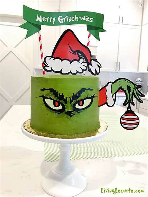 Adorable Grinch Cake And Grinch Christmas Party Ideas
