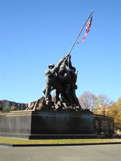 Marine Corps War Memorial American Landmarks America Civil War War