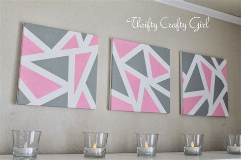 Thrifty Crafty Girl National Craft Month With Jo Anns Diy Canvas
